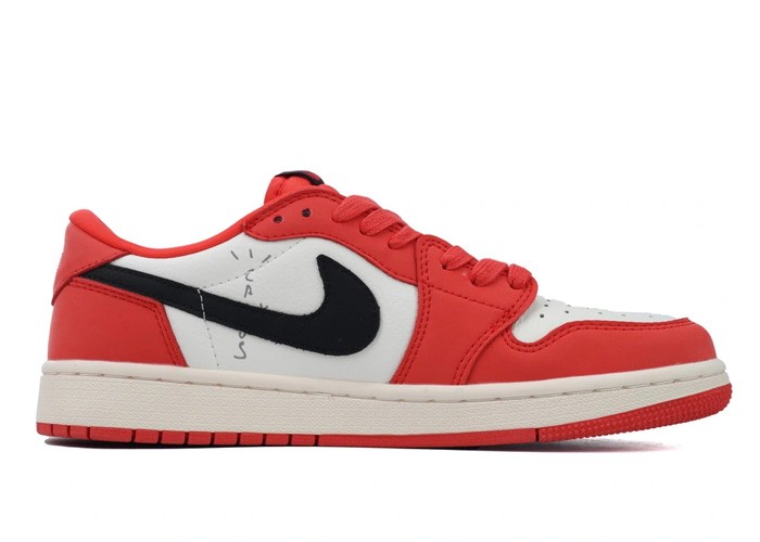 Travis Scott x Air Jordan 1 Low Red - DM7688-100